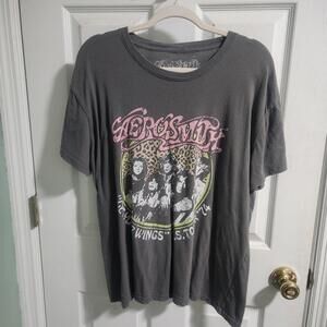 Aerosmith Get Your Wings U.S. Tour '74 Graphic T-Shirt XXL